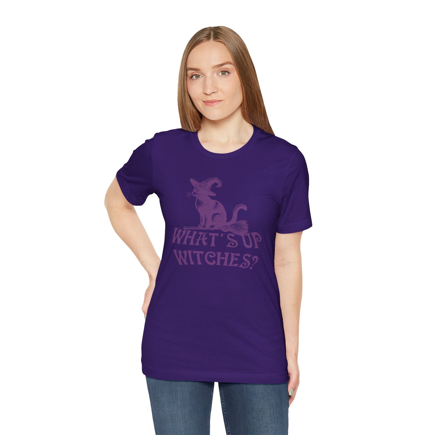 Halloween Cat T-Shirt, Witches Tee - Unisex Halloween Apparel, Gift for Cat Lovers, Fall Fashion