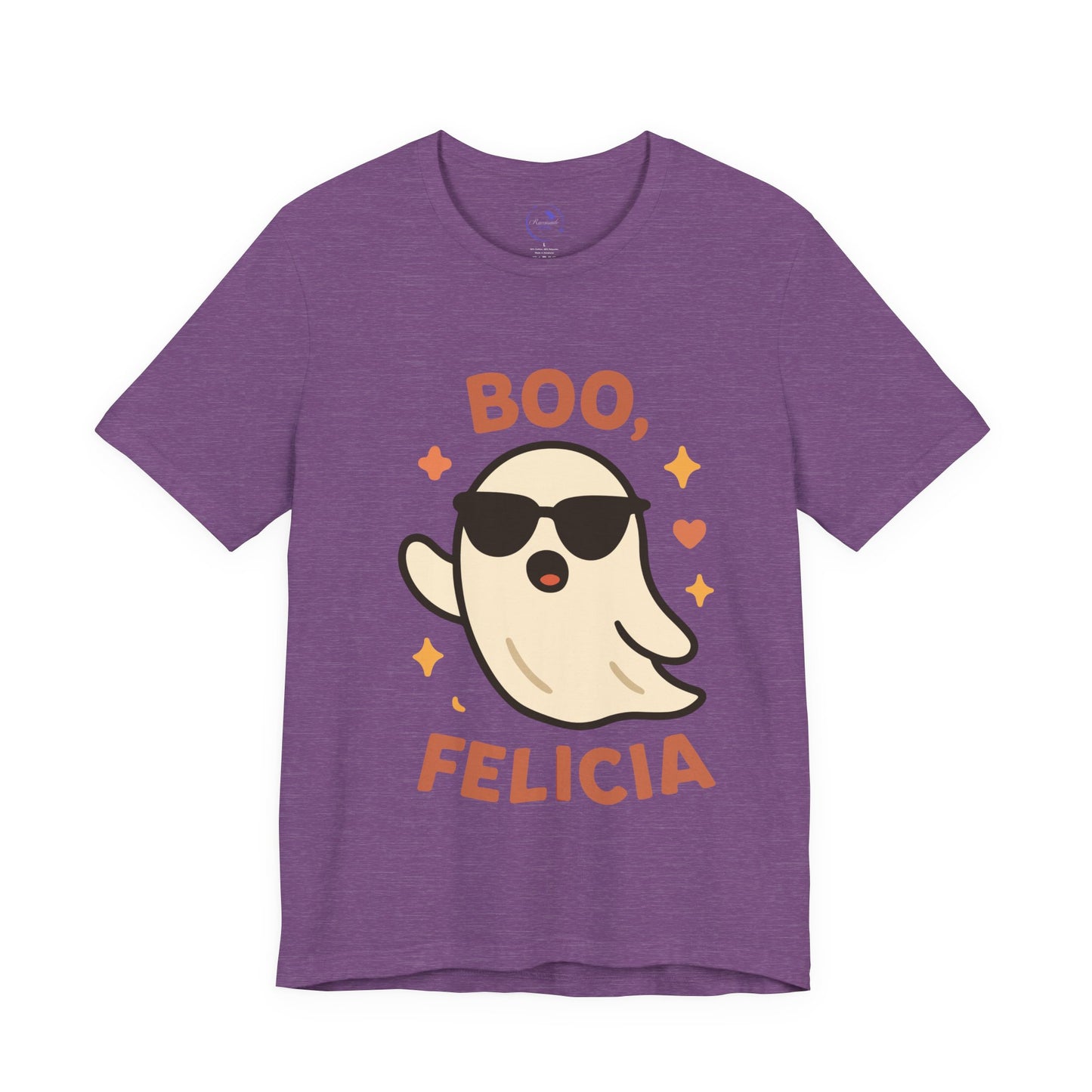 'Boo Felicia' Ghost Vibing Unisex T-Shirt - Funny Halloween Cute Apparel