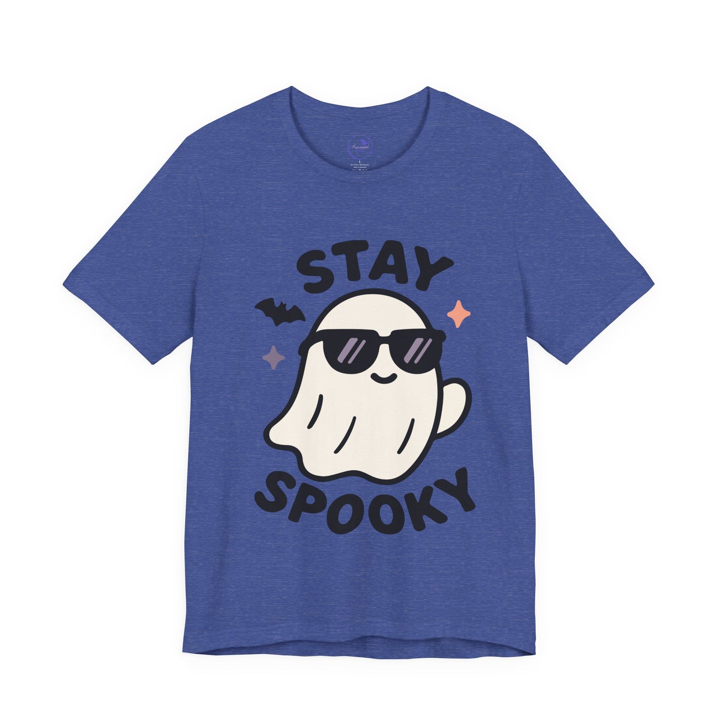 'Stay Spooky' Ghost Vibing Unisex T-Shirt - Funny Halloween Cute Apparel