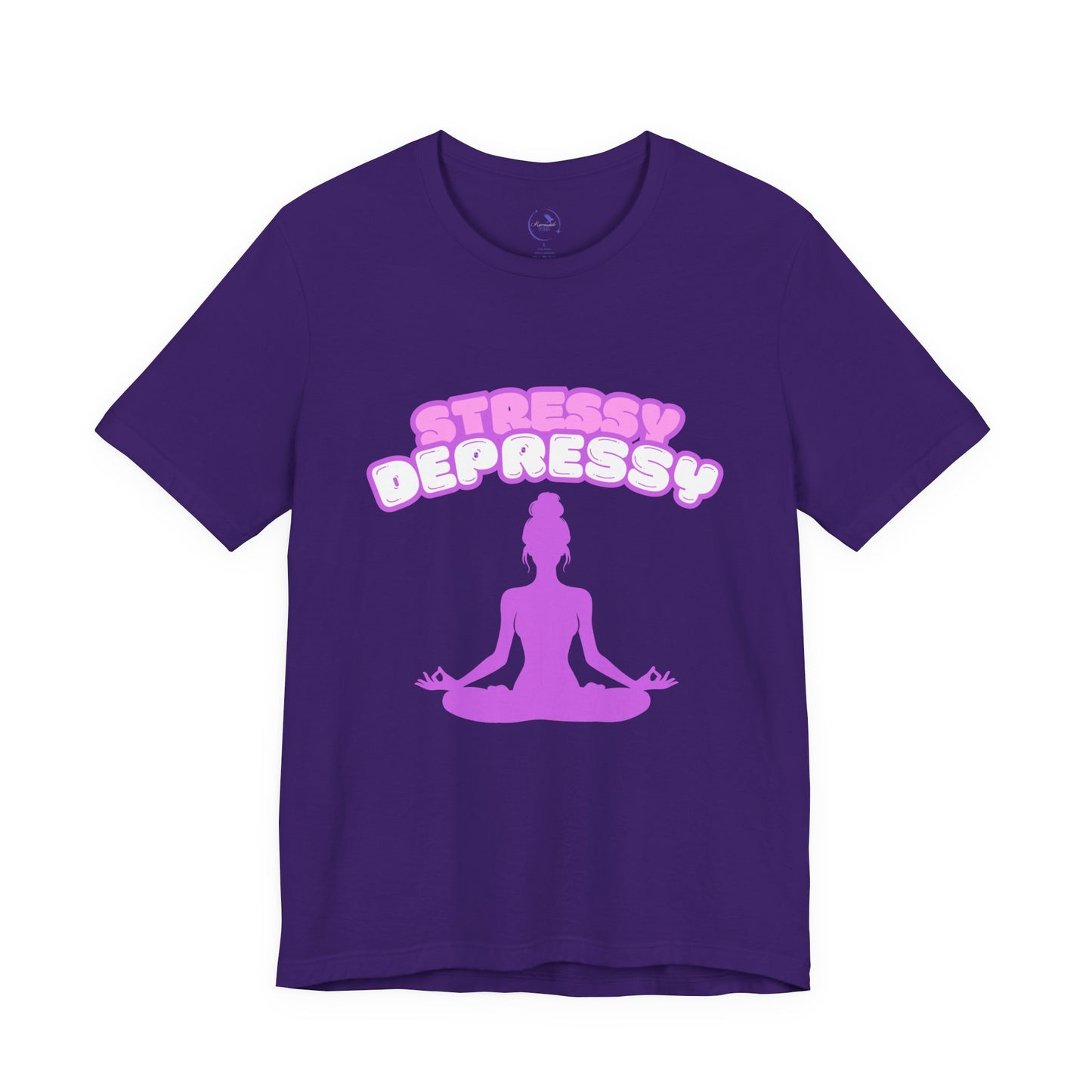 Stressy Depressy Women's Favorite Tee - Relaxation and Mindfulness Shirt