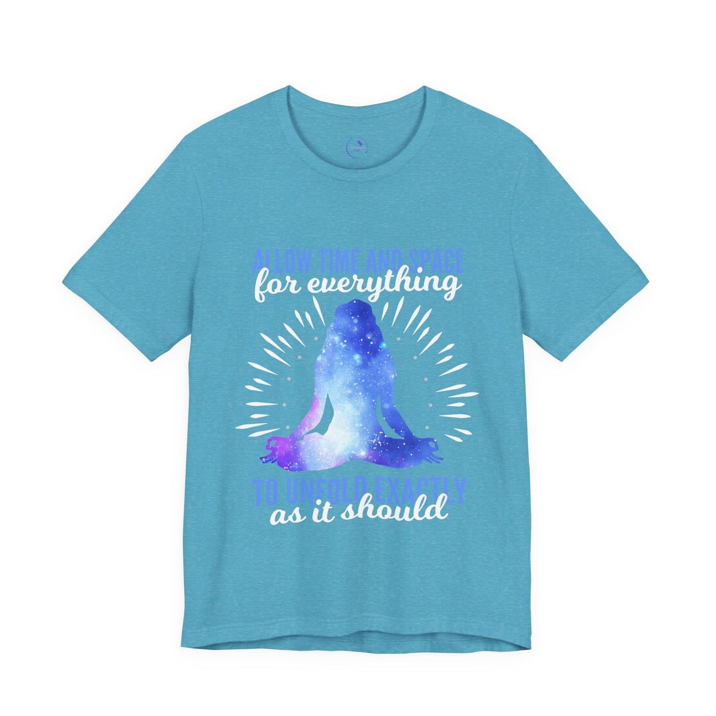"Allow Time and Space" White - Unisex Jersey Short Sleeve Tee