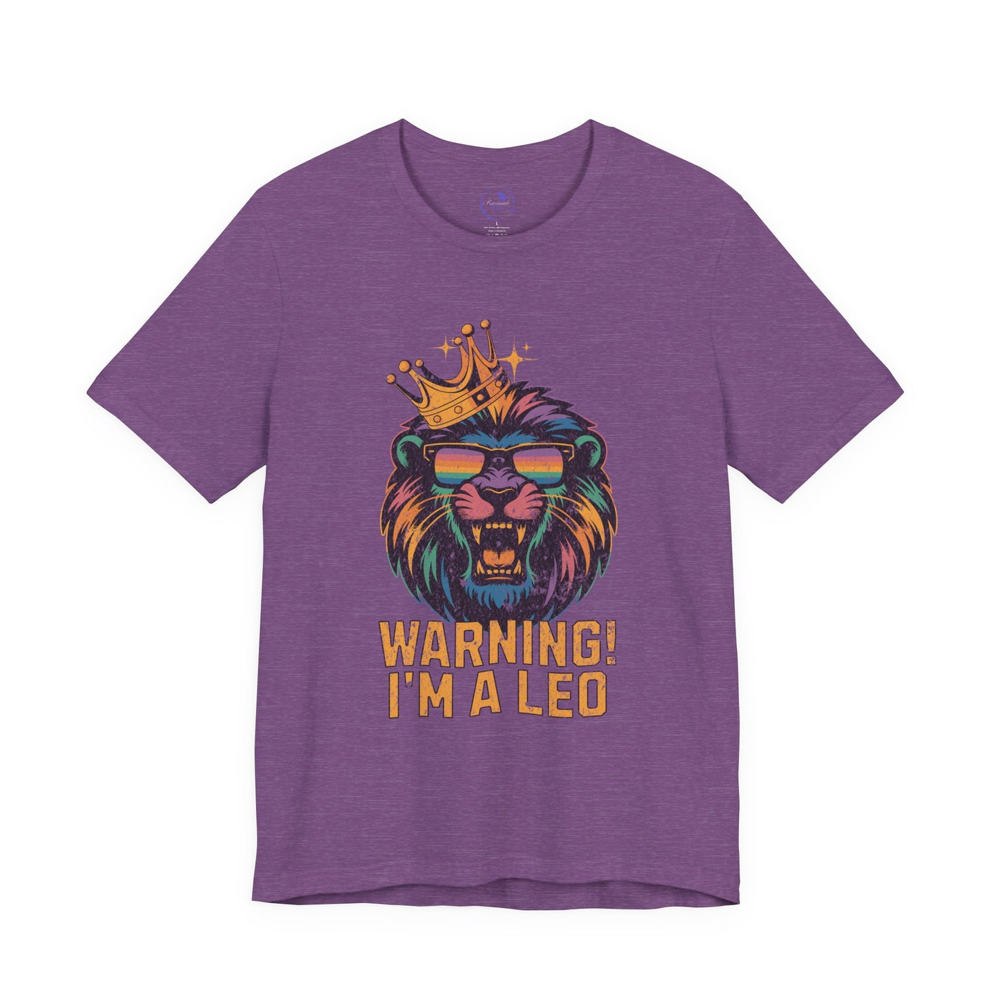 Warning! I'm a Leo Unisex Tee |  Zodiac Shirt, Gift for Leo, Birthday Tee