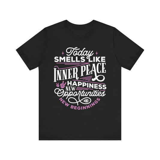 Inner Peace Inspirational Unisex T-Shirt - Embrace New Beginnings