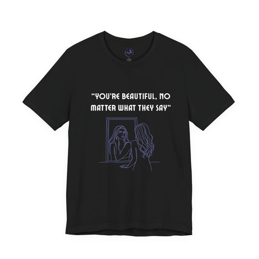 Empowering Quote Tee, Unisex Short Sleeve Shirt, Inspirational Gift, Casual Wear, Self-Love, Motivational Apparel