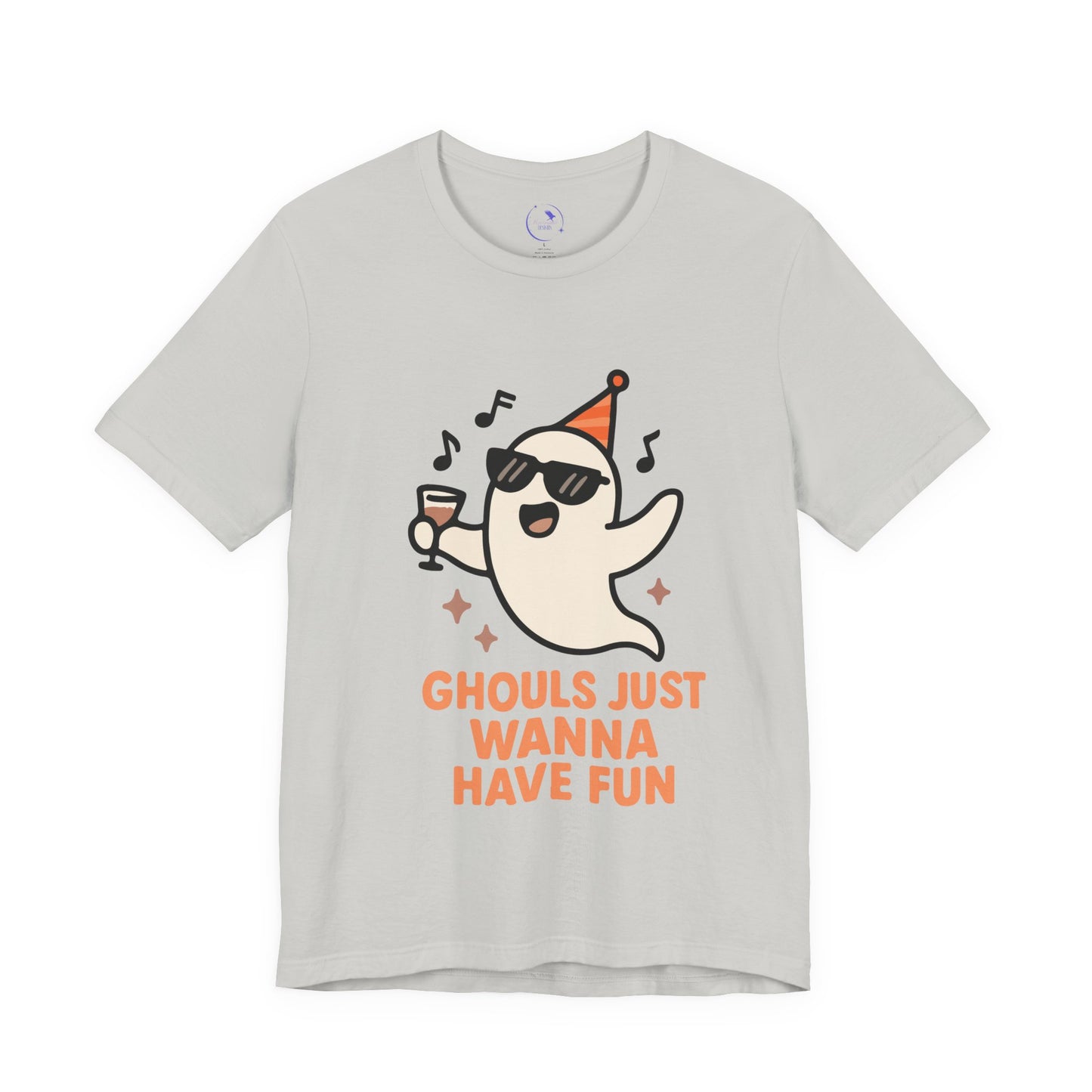 'Ghouls Just Wanna Have Fun' Ghost Vibing Unisex T-Shirt - Funny Halloween Cute Apparel