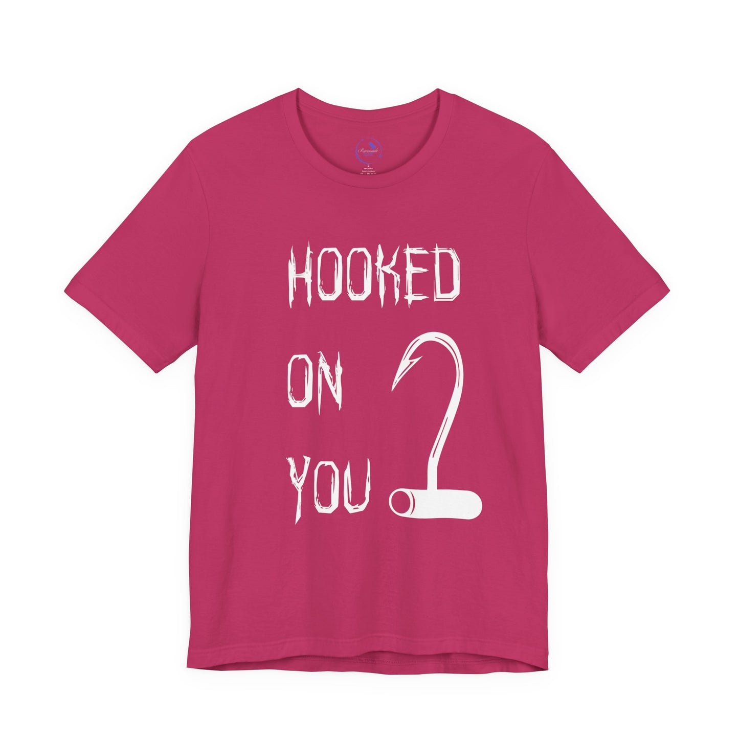 "Hooked on You" Scary Graphic Tee, Casual Unisex Last Summer T-Shirt, Gift for Fishermen or Horror Fans