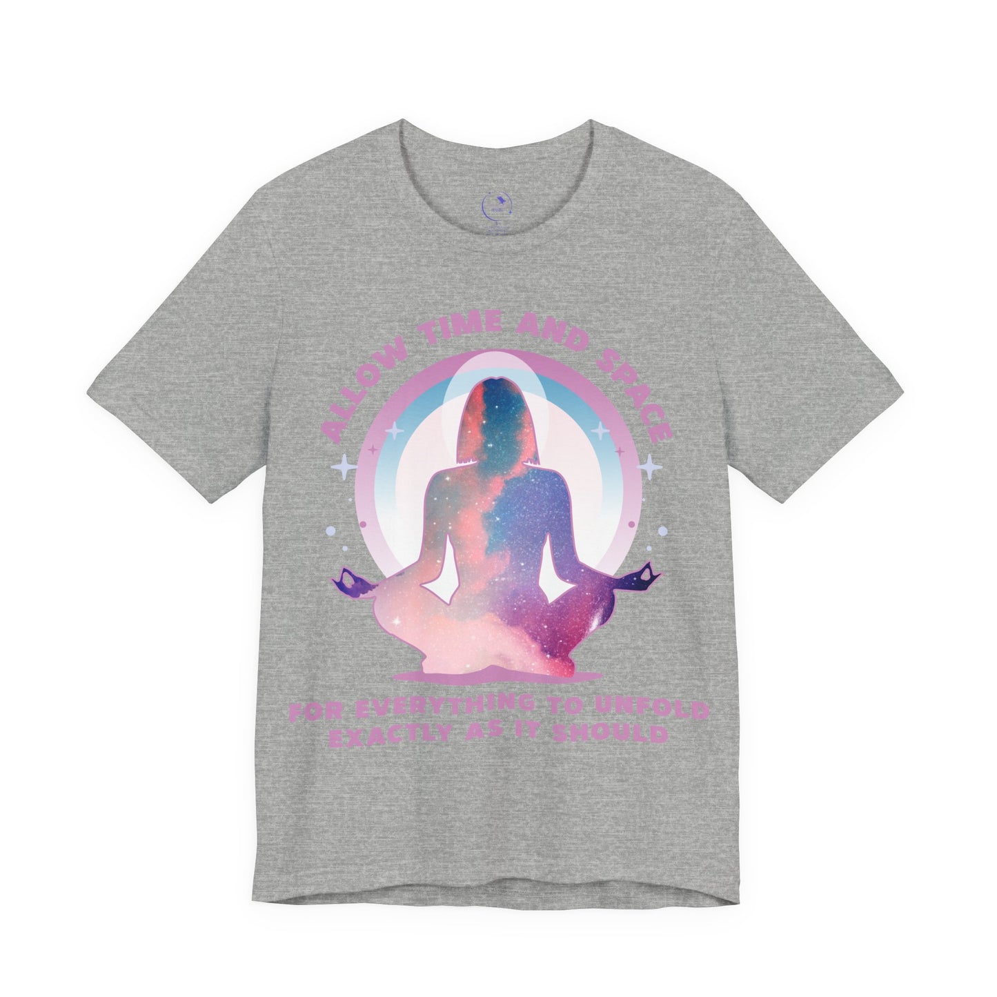 "Allow Time and Space" - Relaxed Fit Women's Meditation Tee