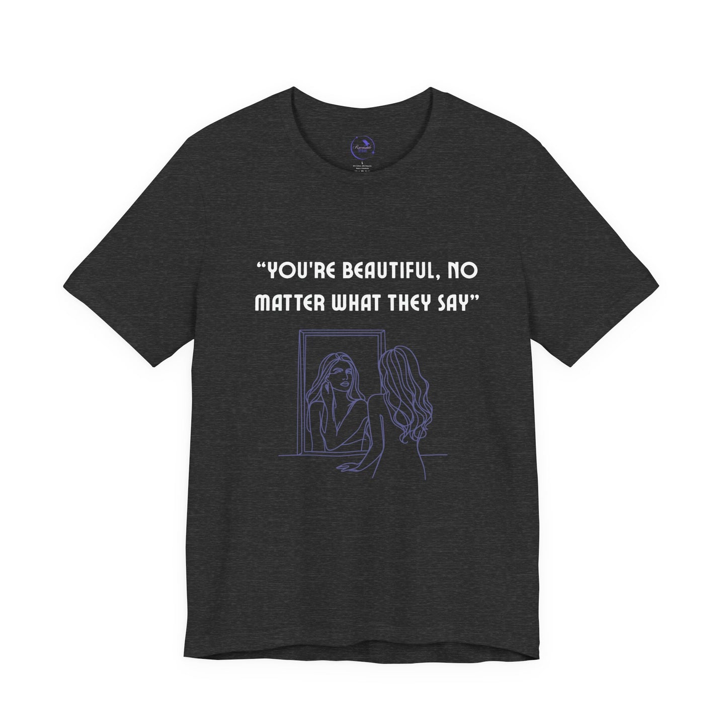 Empowering Quote Tee, Unisex Short Sleeve Shirt, Inspirational Gift, Casual Wear, Self-Love, Motivational Apparel