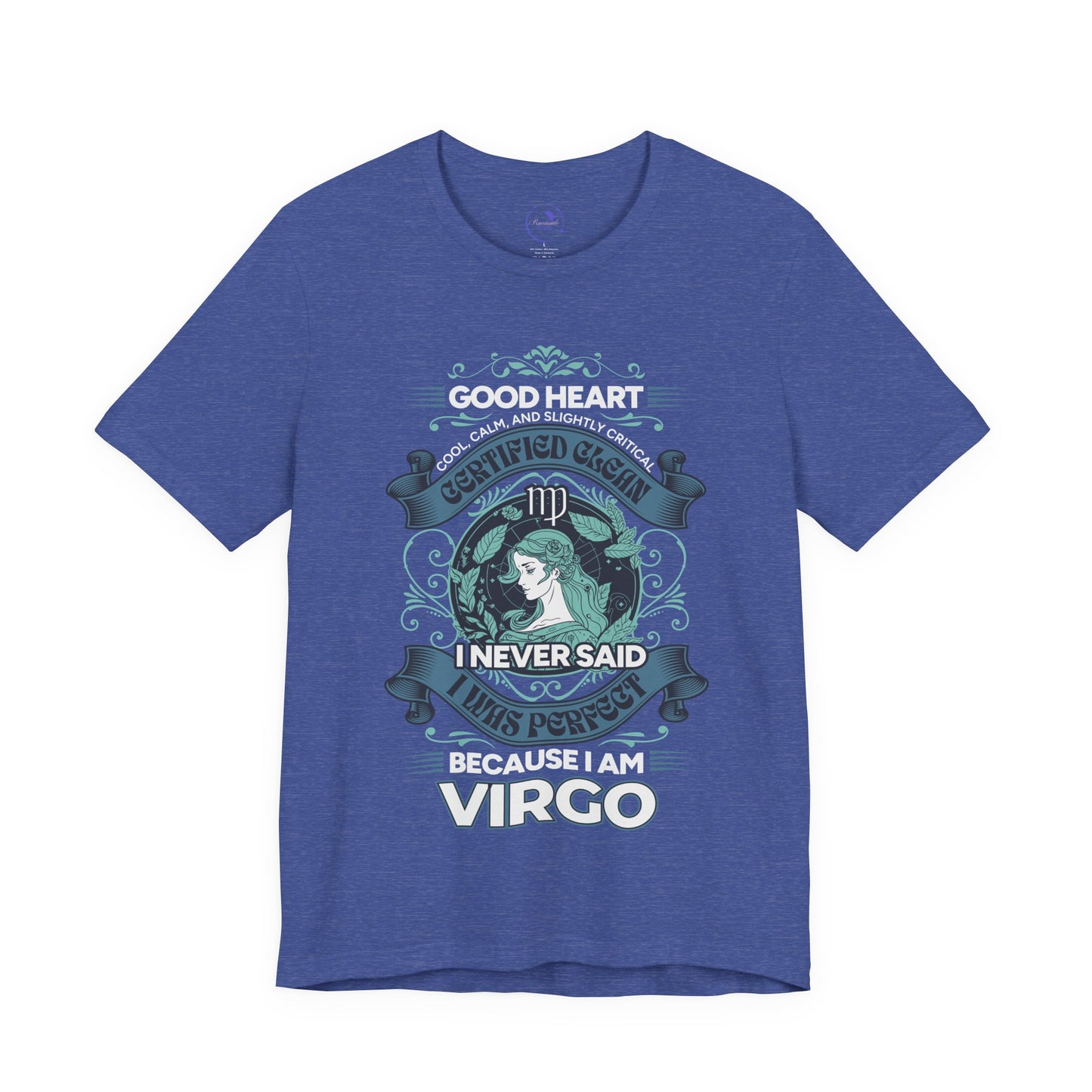 Virgo Heart Unisex Short Sleeve Tee - Astrology Shirt and Zodiac Gift