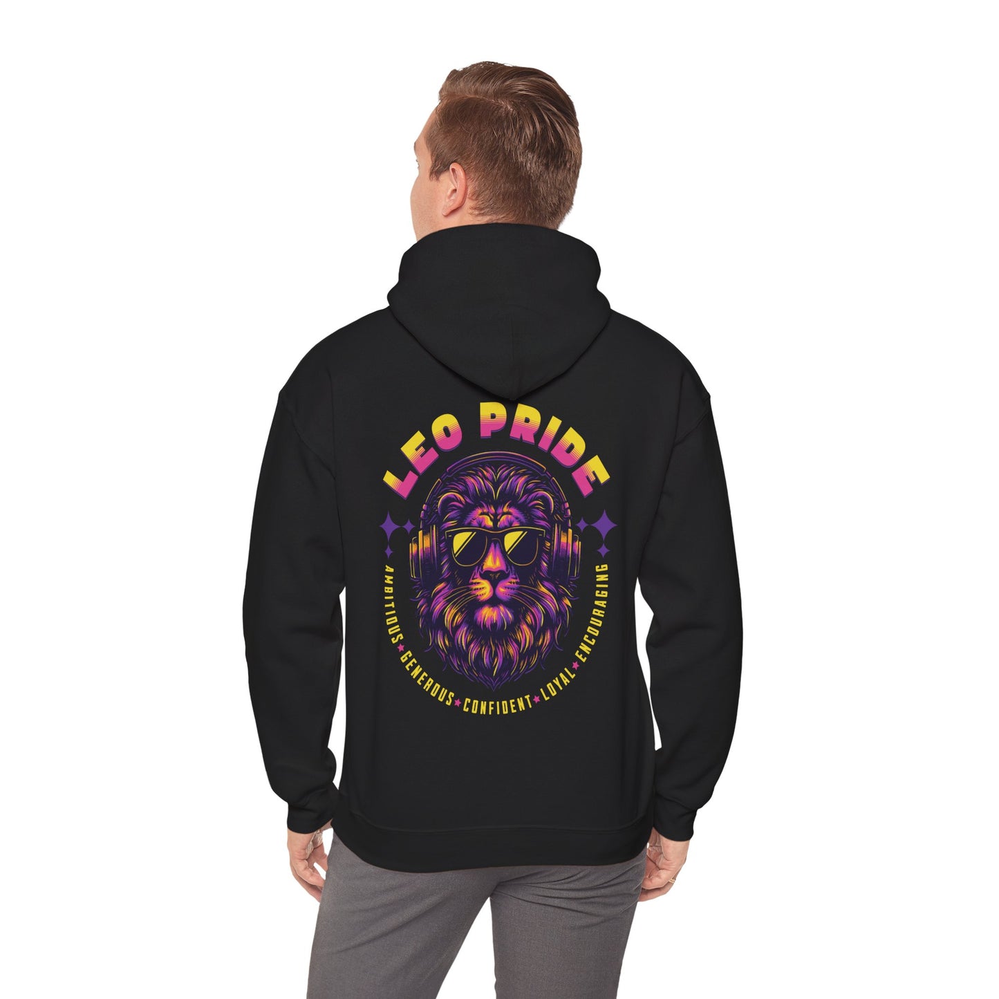 "Leo Pride" Unisex Heavy Blend Hooded Sweatshirt