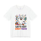'Let's Get Sheet Faced' Ghost Vibing Unisex T-Shirt - Funny Halloween Cute Apparel