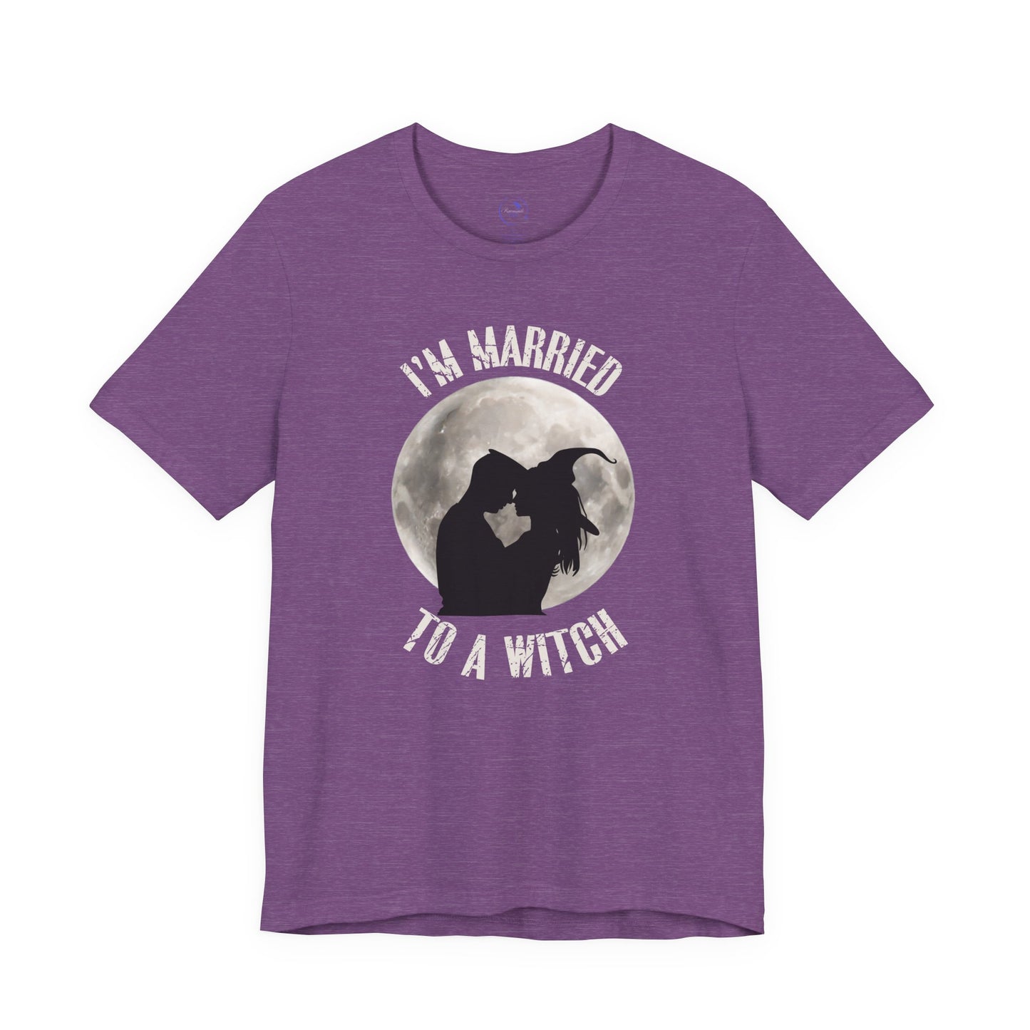 I'm Married to a Witch Unisex Jersey Tee - Perfect for Halloween & Spooky Season