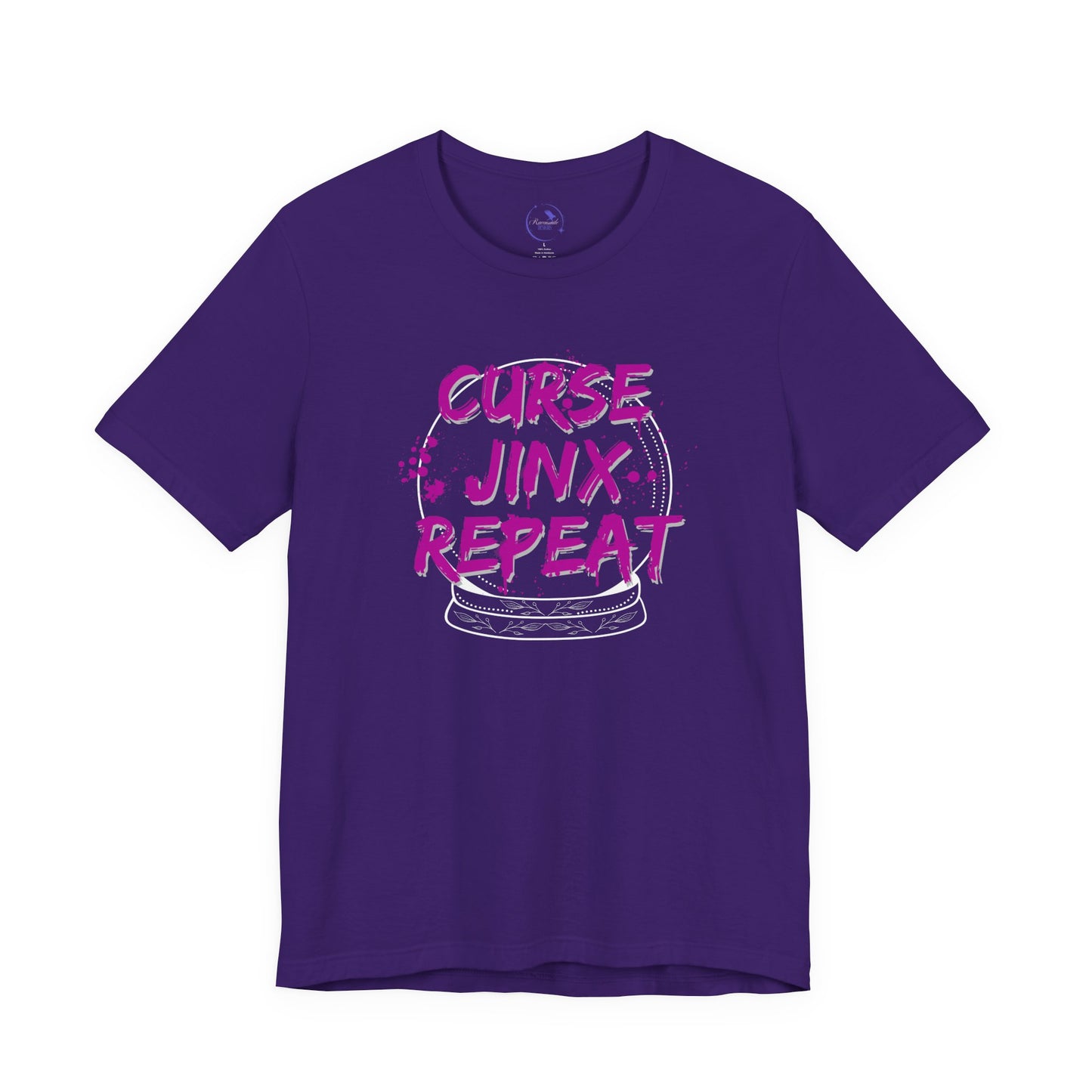 Curse Jinx Repeat Tee - Unisex Jersey T-Shirt, Casual Wear, Perfect for Halloween, Gamer Gift, Birthday Gift