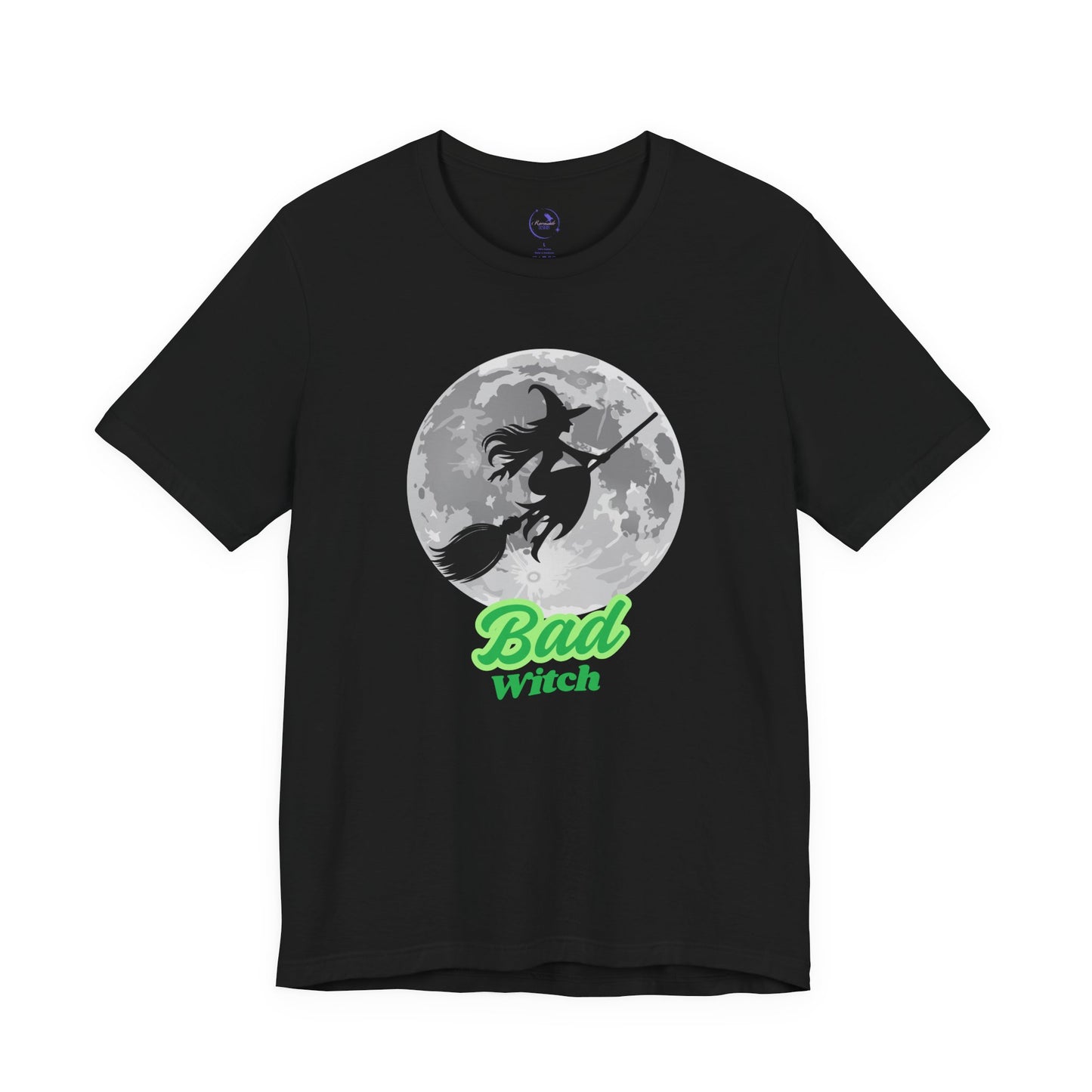 Bad Witch T-Shirt - Unisex Jersey Tee for Halloween & Witchy Vibes
