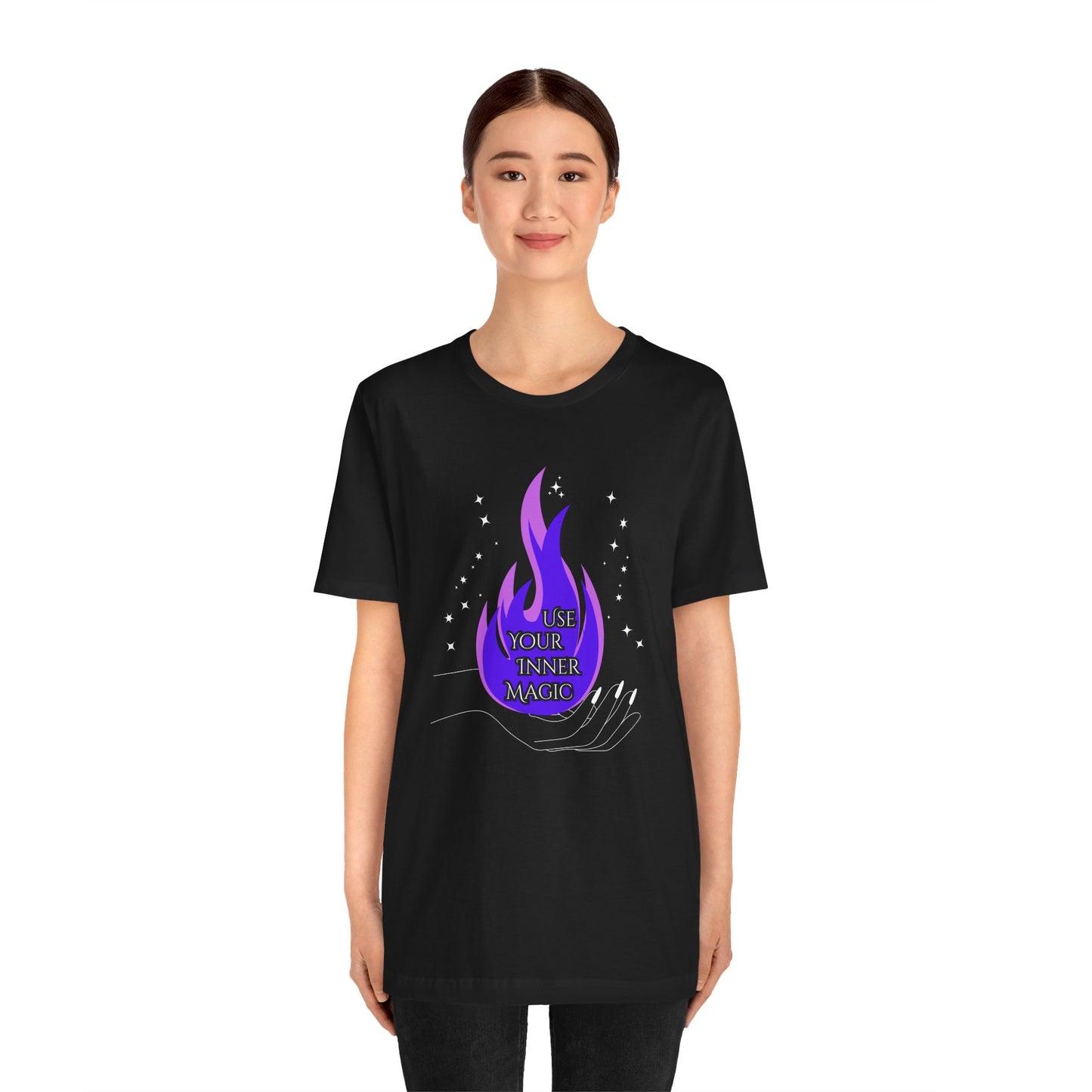 Unisex Magic Empowering T-Shirt for Self-Love, Spiritual Gift, Intention Setting, Everyday Wear, Inspirational Apparel