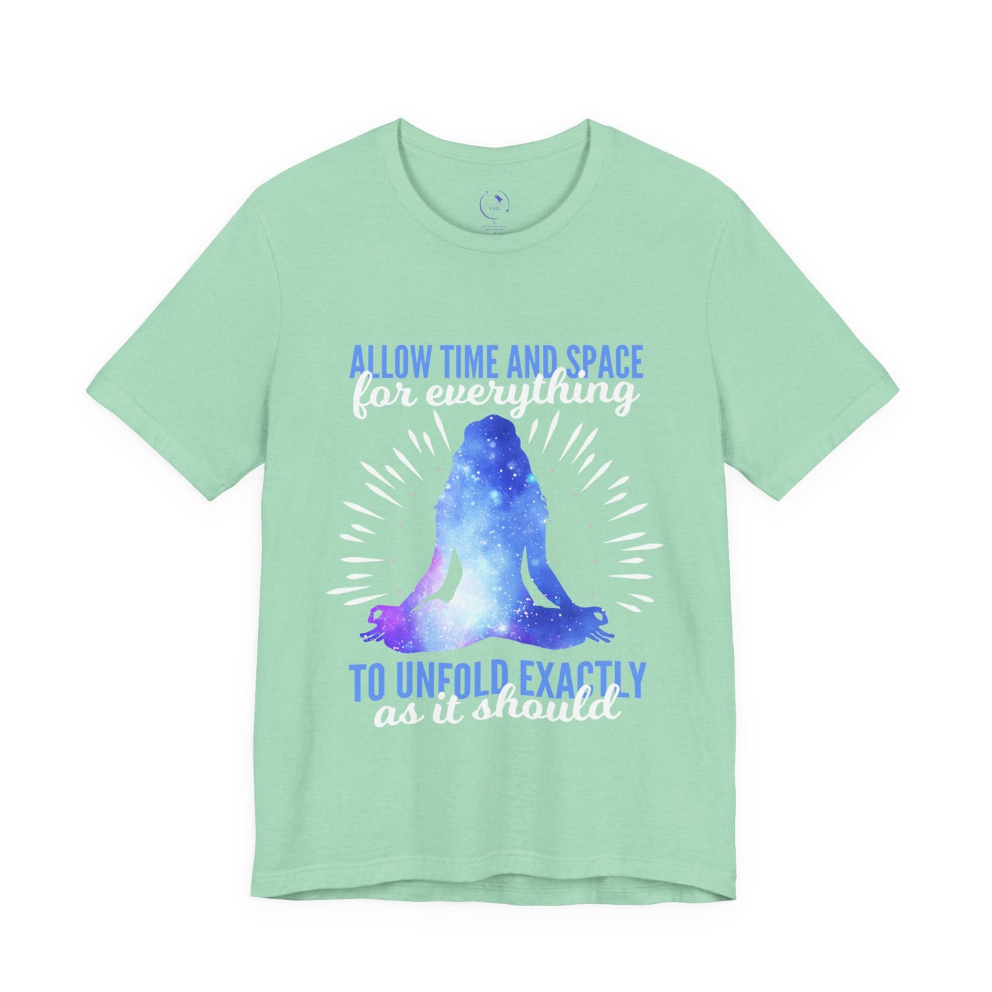 "Allow Time and Space" White - Unisex Jersey Short Sleeve Tee