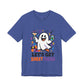 'Let's Get Sheet Faced' Ghost Vibing Unisex T-Shirt - Funny Halloween Cute Apparel