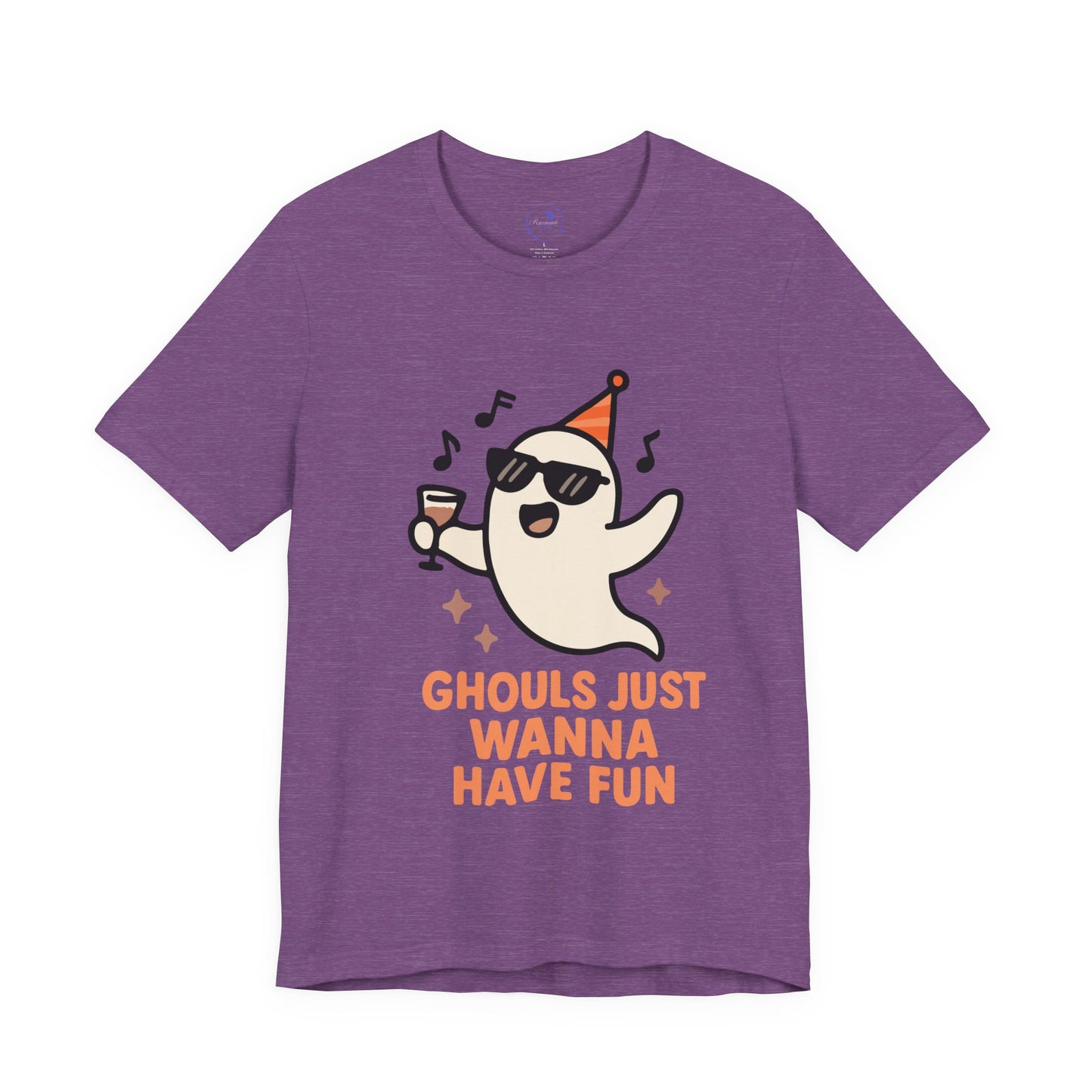 'Ghouls Just Wanna Have Fun' Ghost Vibing Unisex T-Shirt - Funny Halloween Cute Apparel