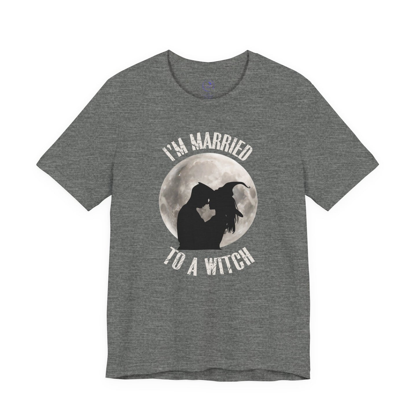 I'm Married to a Witch Unisex Jersey Tee - Perfect for Halloween & Spooky Season