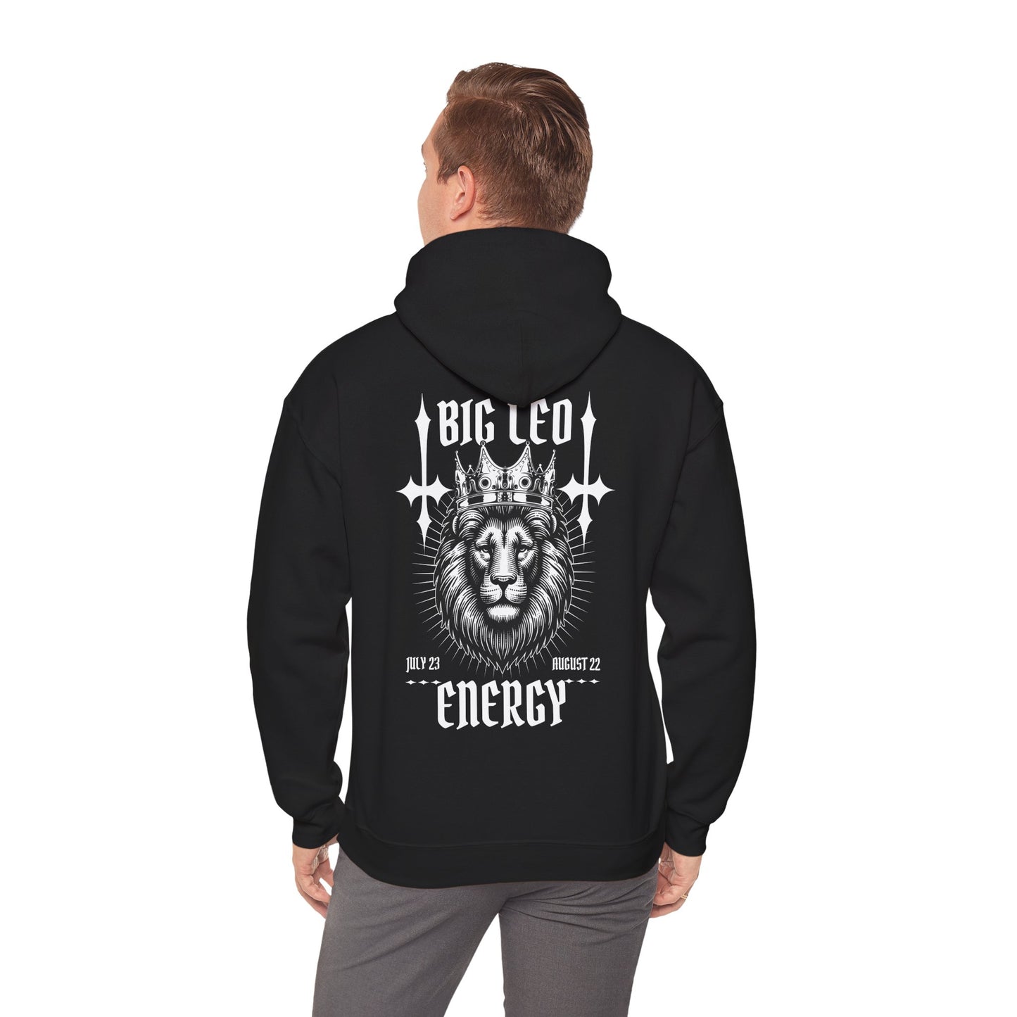 "Big Leo Energy" Unisex Heavy Blend Hooded Sweatshirt