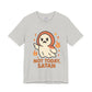 'Not Today Satan' Ghost Vibing Unisex T-Shirt - Funny Halloween Cute Apparel