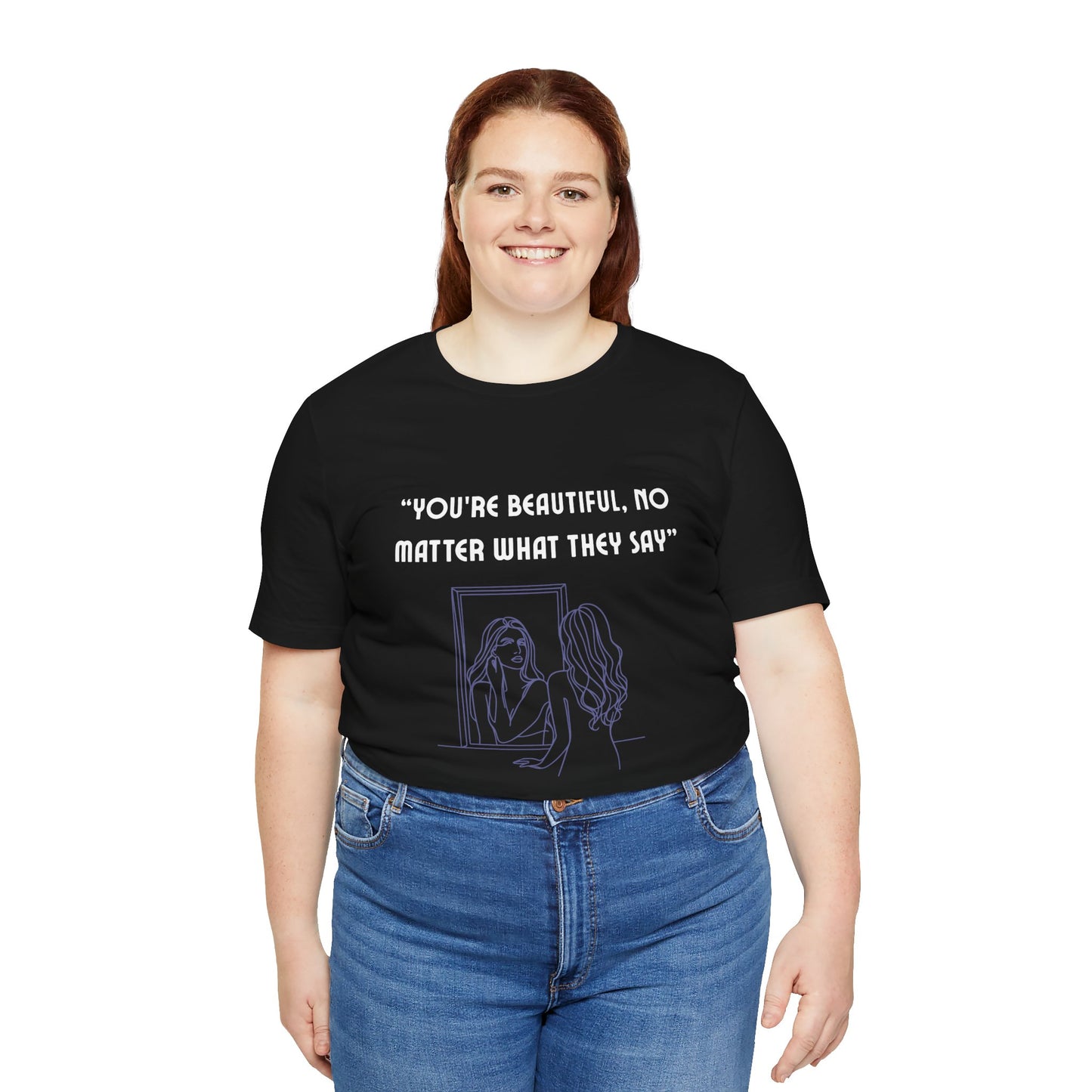 Empowering Quote Tee, Unisex Short Sleeve Shirt, Inspirational Gift, Casual Wear, Self-Love, Motivational Apparel