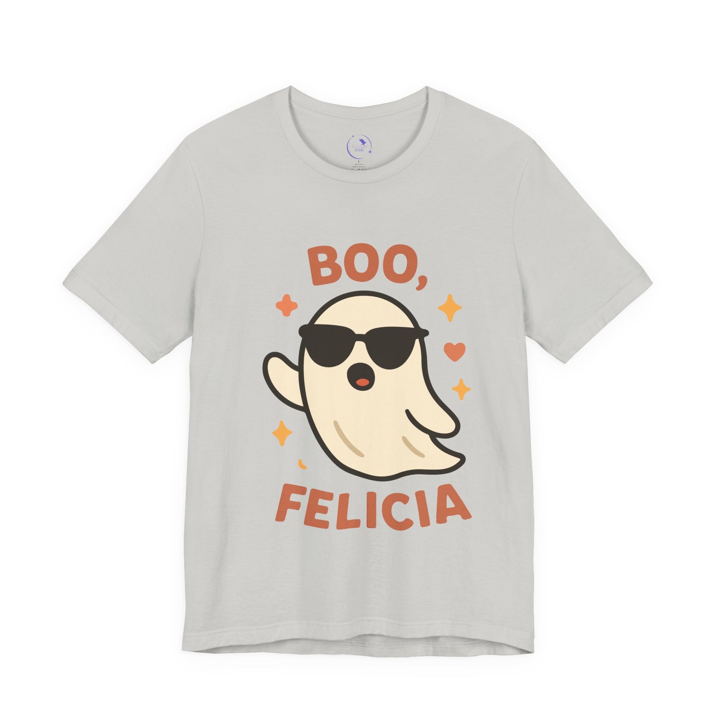'Boo Felicia' Ghost Vibing Unisex T-Shirt - Funny Halloween Cute Apparel