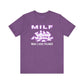 Cat Lover's MILF Tee - Unisex Jersey Short Sleeve T-Shirt, Funny Cat Shirt, Gift for Cat Moms, Pet Lover Apparel, Cute Animal Design