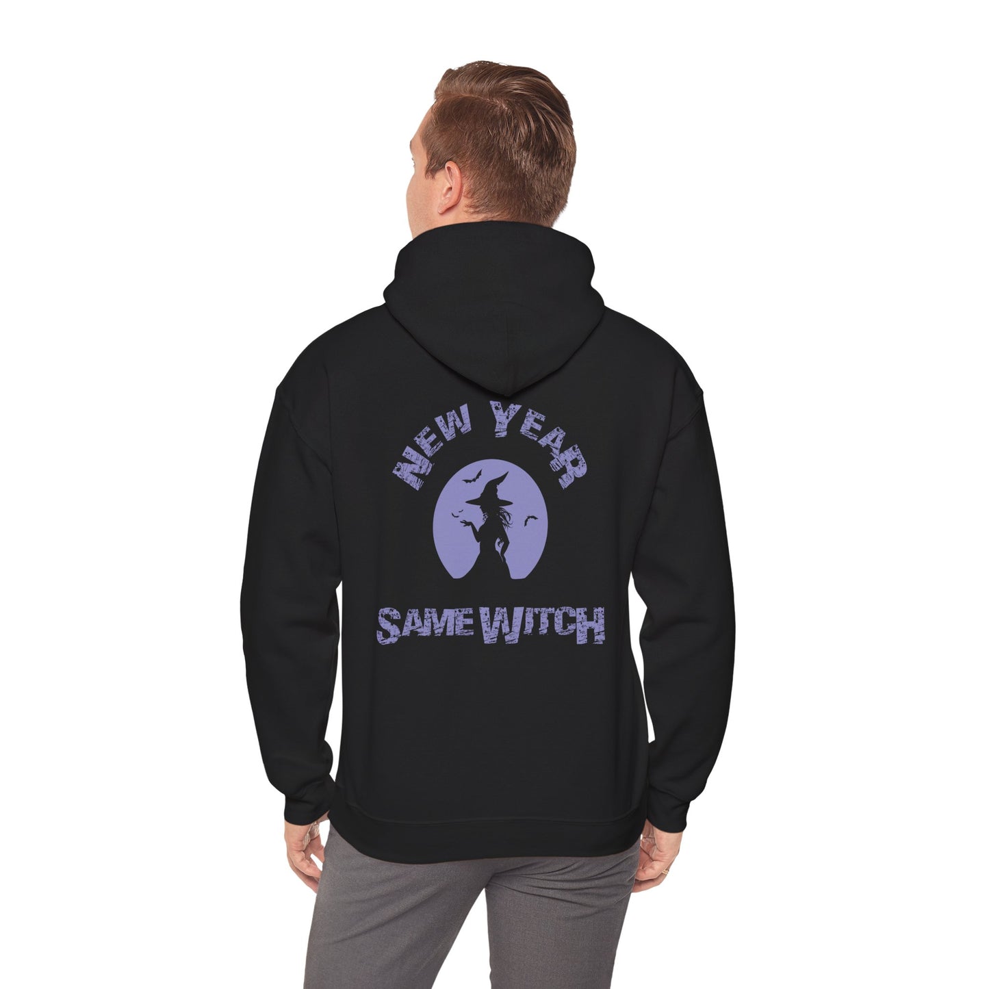 "New Year Same Witch" Unisex Heavy Blend Hooded Sweatshirt