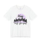 Rise with the Moon Unisex Tee, City Skyline Graphic Tee, Night Lovers T-Shirt, Gift for Dreamers, Casual Wear, Moon Phase Shirt