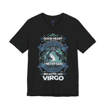 Virgo Heart Unisex Short Sleeve Tee - Astrology Shirt and Zodiac Gift