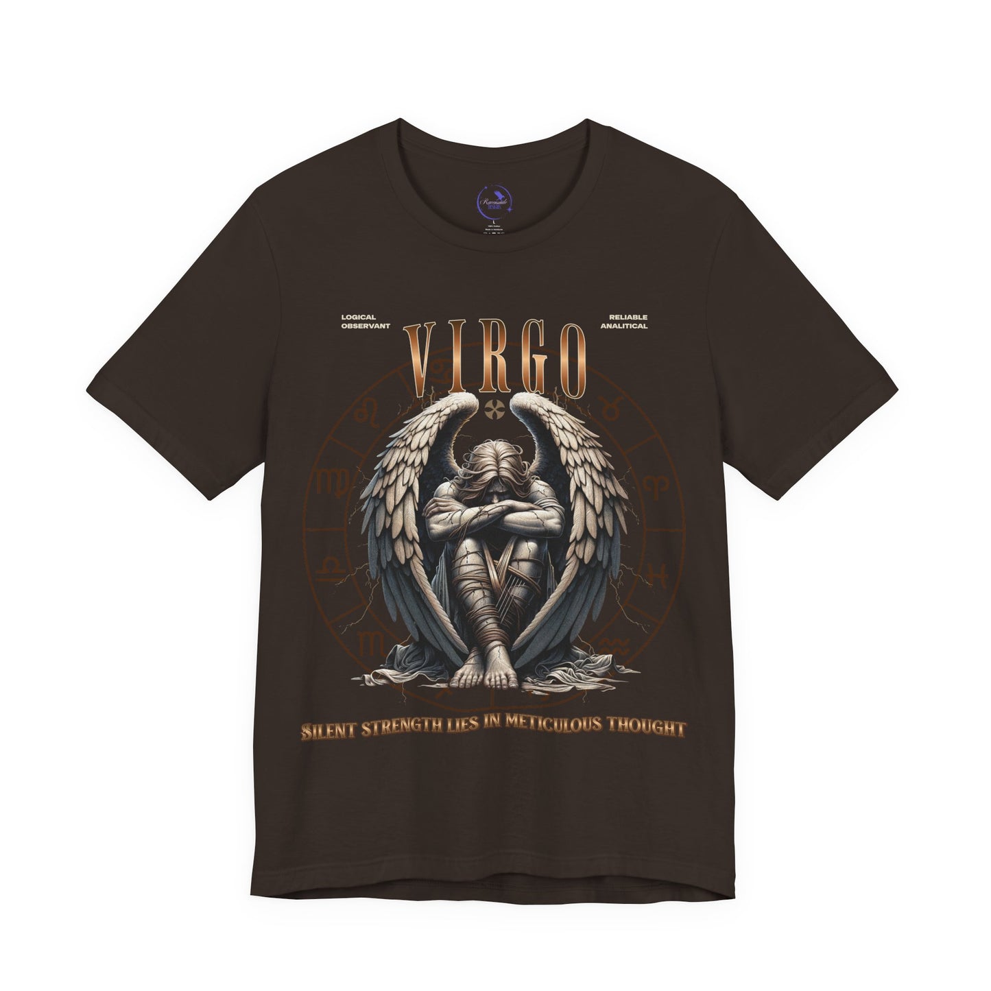 Virgo Marble Unisex Short Sleeve Tee - Astrology Shirt and Zodiac Gift