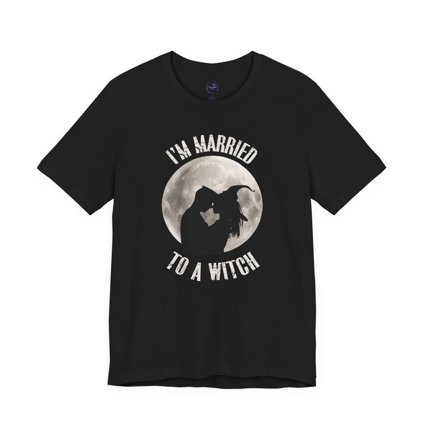 I'm Married to a Witch Unisex Jersey Tee - Perfect for Halloween & Spooky Season