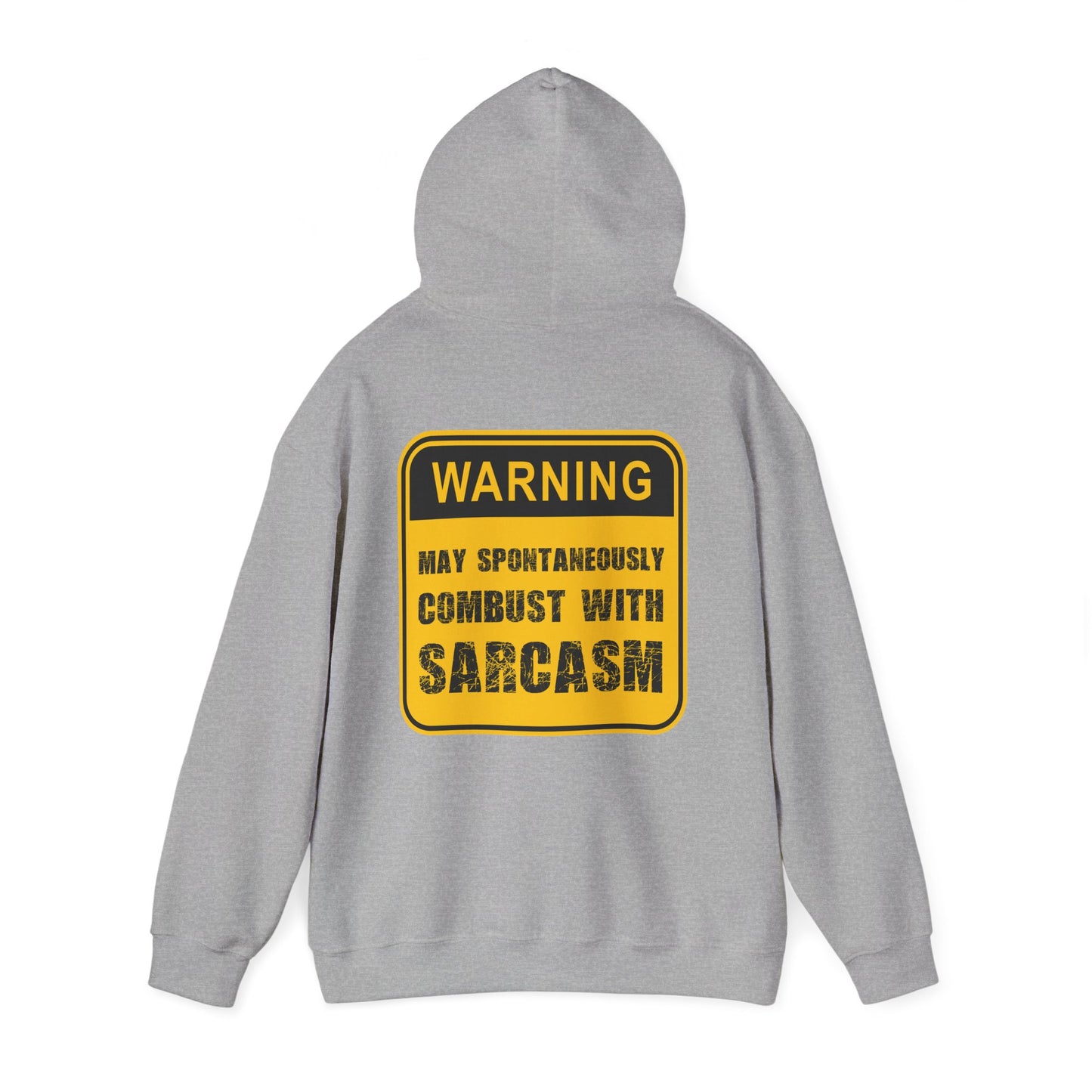 "Warning Sarcasm" Unisex Heavy Blend Hooded Sweatshirt