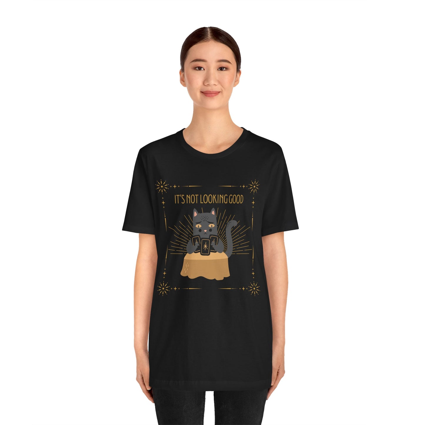 Funny Cat Short Sleeve Tee, Gift for Cat Lovers, Quirky Pet Owner T-Shirt, Casual Wear, Birthday Present, Animal Humor Shirt