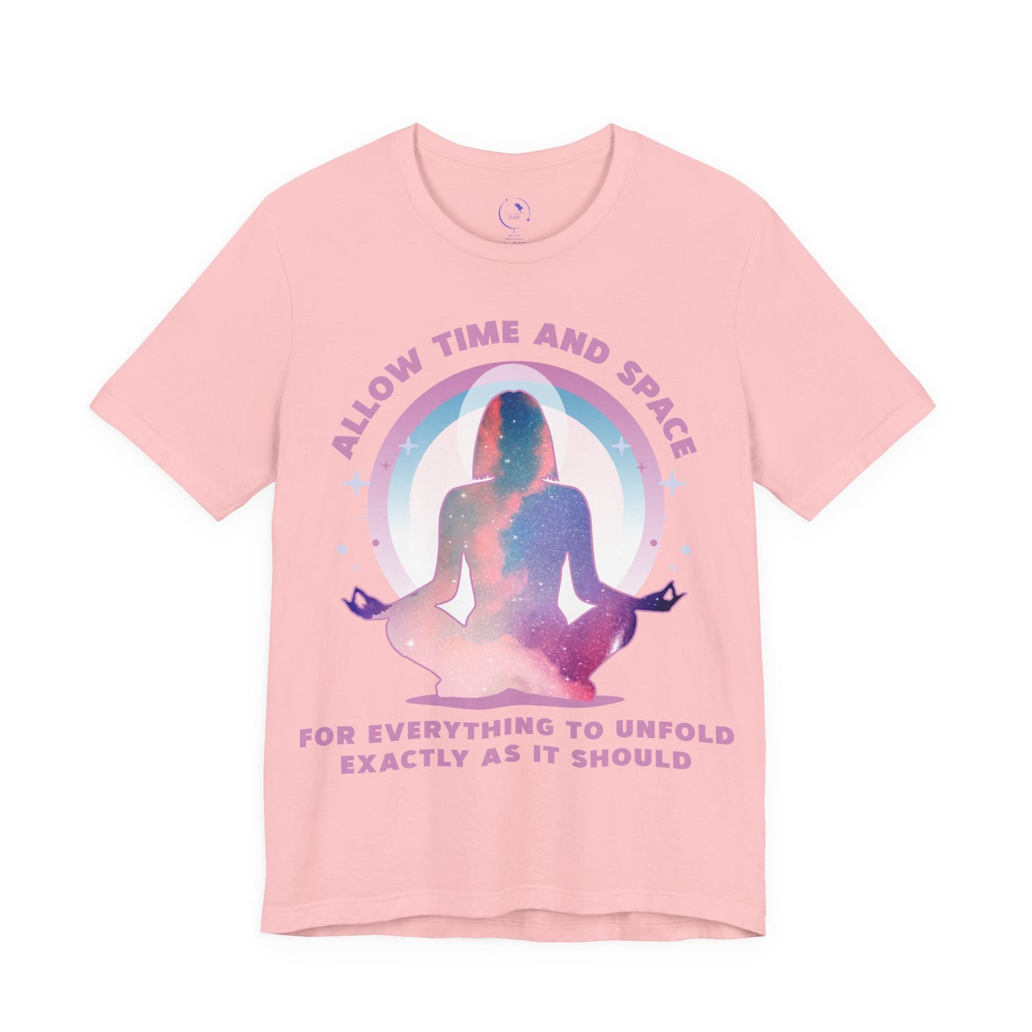 "Allow Time and Space" - Relaxed Fit Women's Meditation Tee