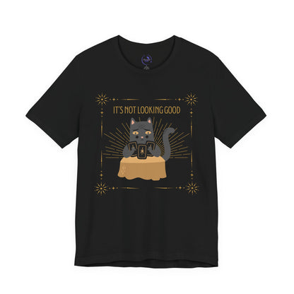 Funny Cat Short Sleeve Tee, Gift for Cat Lovers, Quirky Pet Owner T-Shirt, Casual Wear, Birthday Present, Animal Humor Shirt
