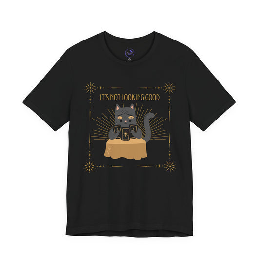 Funny Cat Short Sleeve Tee, Gift for Cat Lovers, Quirky Pet Owner T-Shirt, Casual Wear, Birthday Present, Animal Humor Shirt