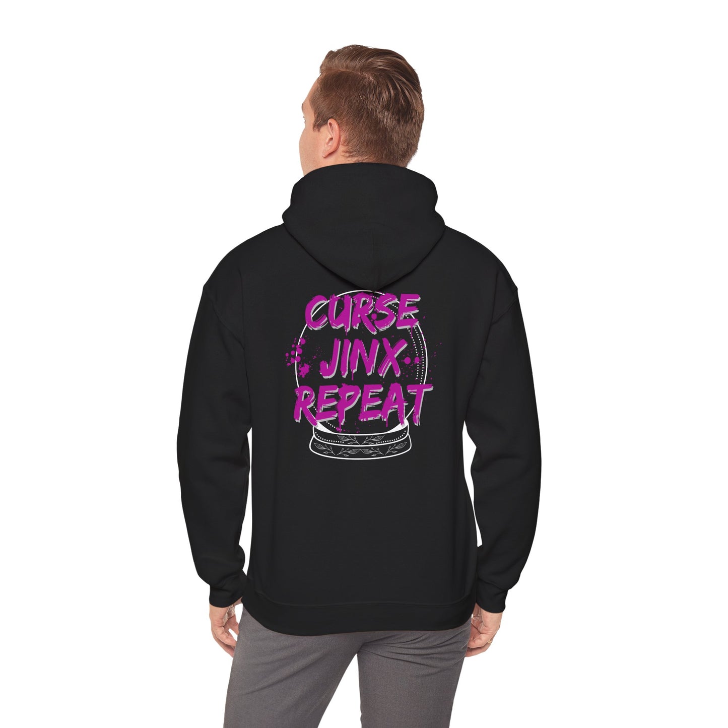 "Curse Jinkx Repeat" Unisex Heavy Blend Hooded Sweatshirt
