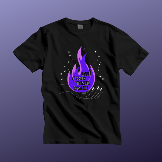 Unisex Magic Empowering T-Shirt for Self-Love, Spiritual Gift, Intention Setting, Everyday Wear, Inspirational Apparel