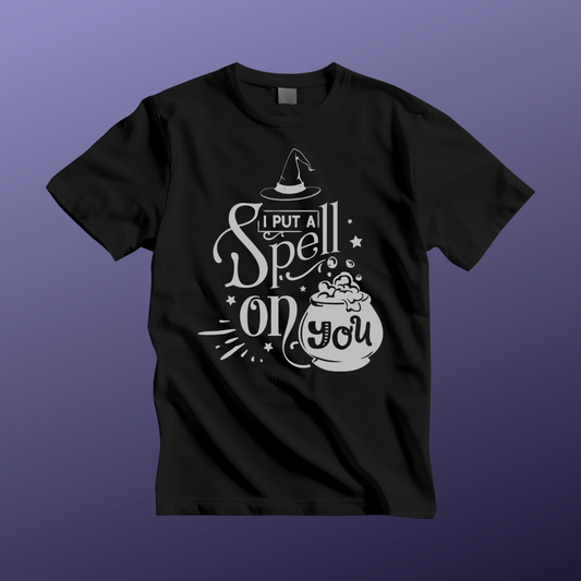I Put a Spell on You T-Shirt | Unisex Jersey Tee, Magical Shirt, Halloween Costume, Witch Apparel, Gift for Her