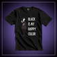 'Black is My Happy Color' Wednesday - Unisex Jersey T-Shirt | Ravensmile Designs