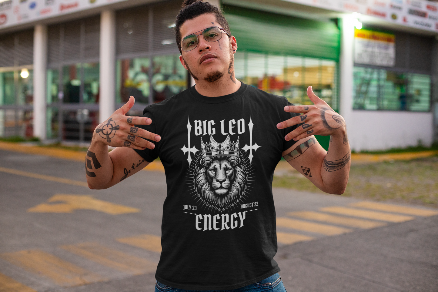 Big Leo Energy Unisex Tee |  Zodiac Shirt, Gift for Leo, Birthday Tee
