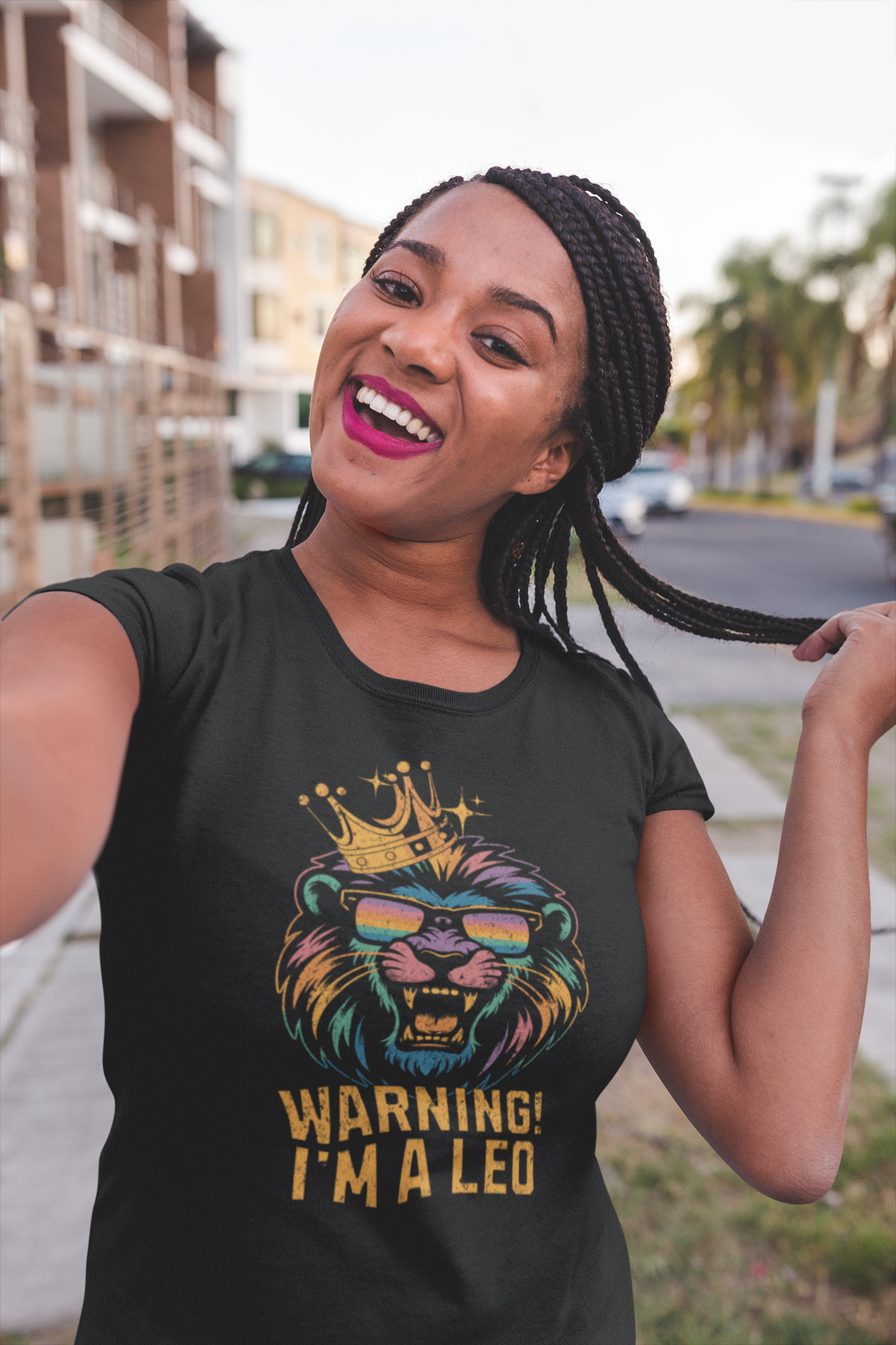 Warning! I'm a Leo Unisex Tee |  Zodiac Shirt, Gift for Leo, Birthday Tee