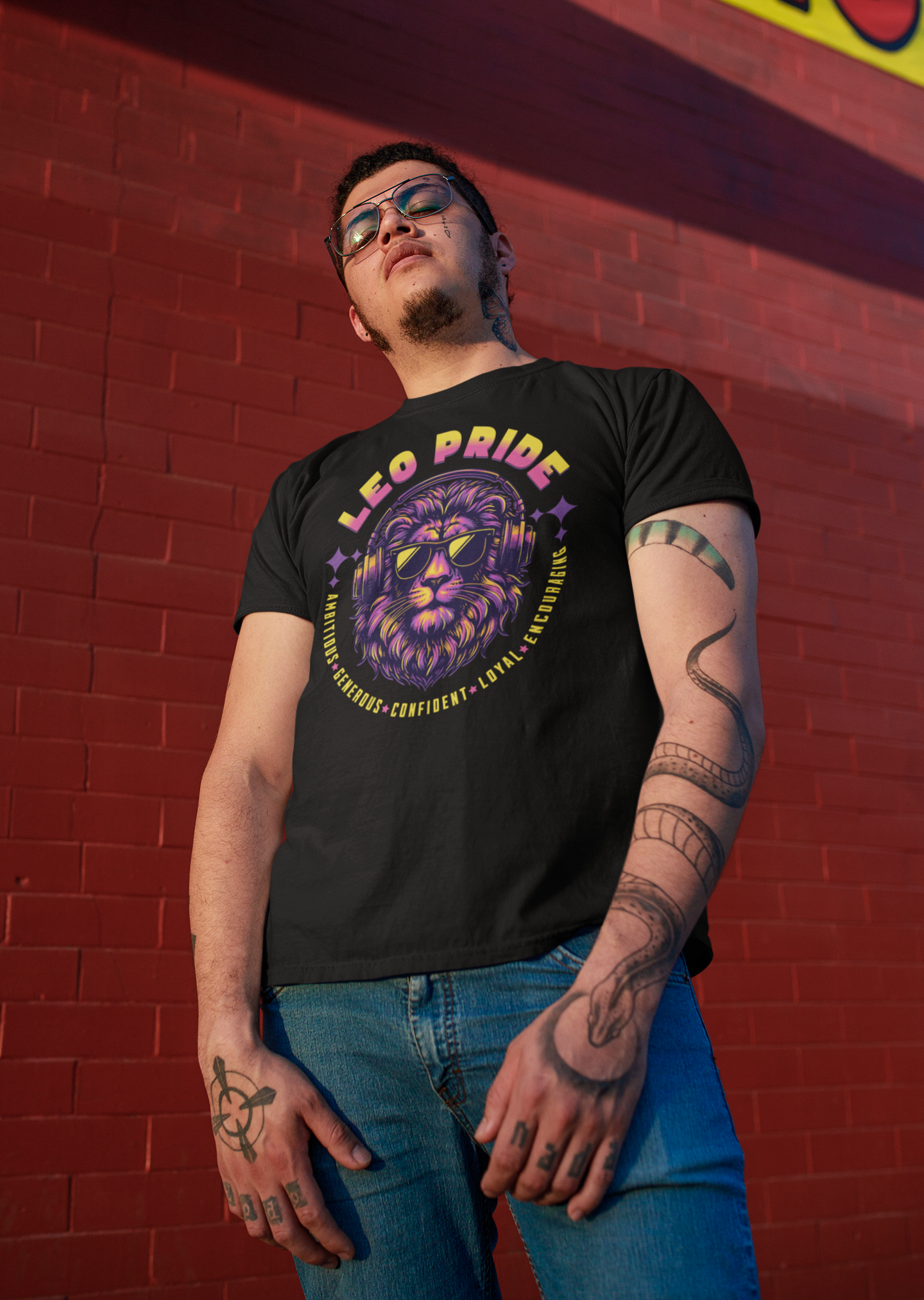 Leo Pride Unisex Tee |  Zodiac Shirt, Gift for Leo, Birthday Tee