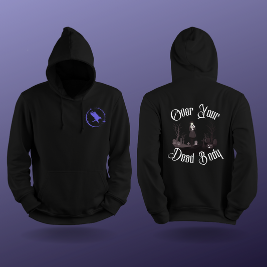 "Over Your Dead Body" Unisex Heavy Blend Hooded Sweatshirt