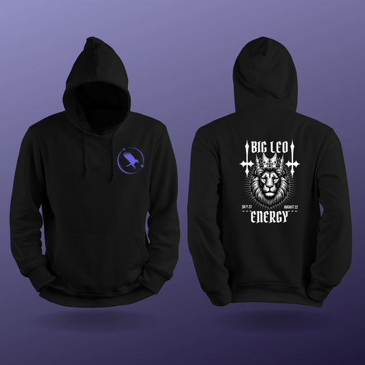 "Big Leo Energy" Unisex Heavy Blend Hooded Sweatshirt