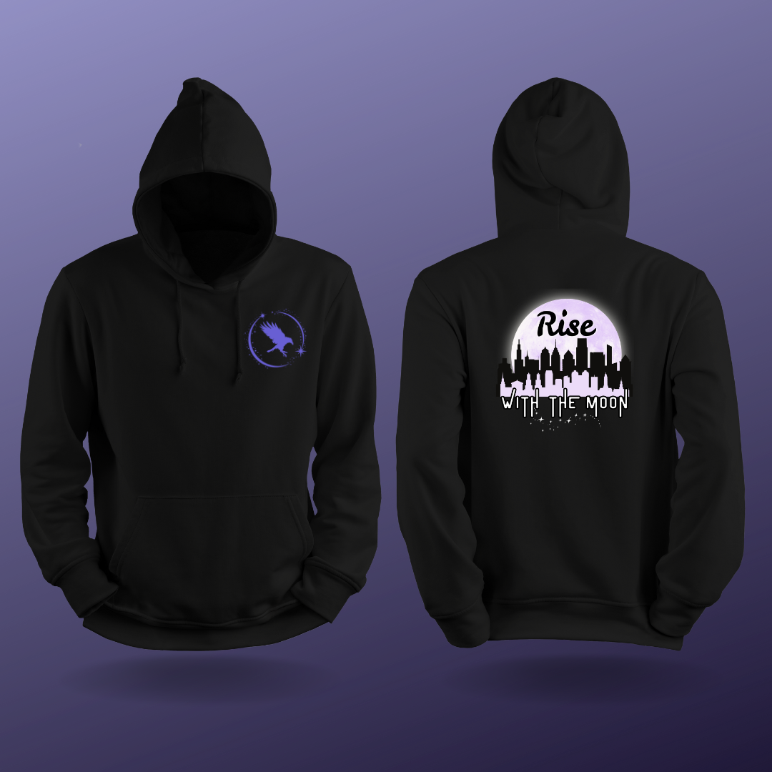 "Rise with the Moon" Unisex Heavy Blend Hooded Sweatshirt