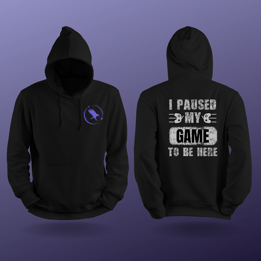 "I Paused my Game" Unisex Heavy Blend Hooded Sweatshirt