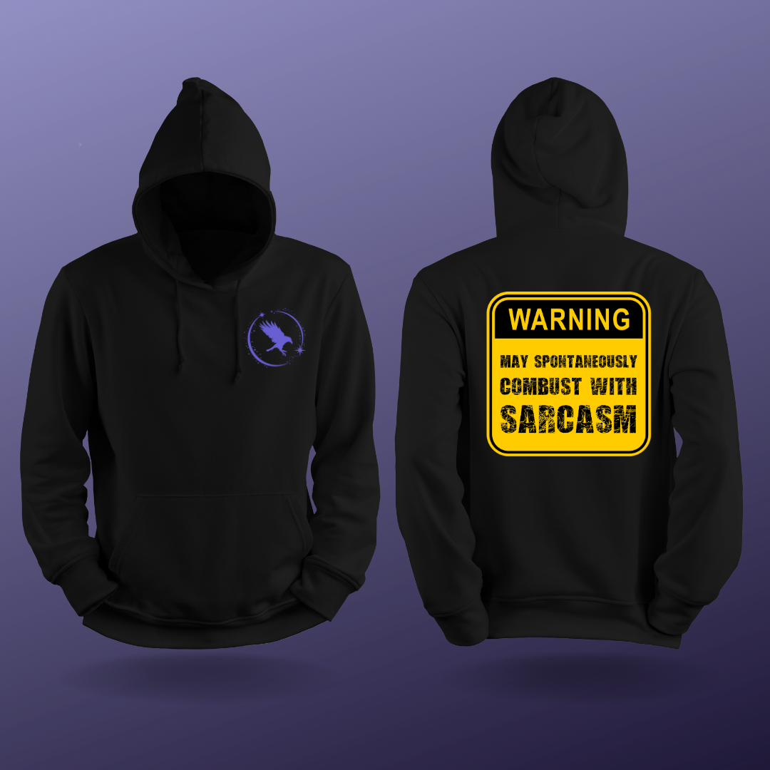 "Warning Sarcasm" Unisex Heavy Blend Hooded Sweatshirt